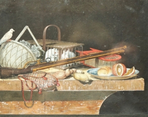 Lot 2302, Auction  121, Vanitas-Stillleben, Miniatur in Gouachemalerei