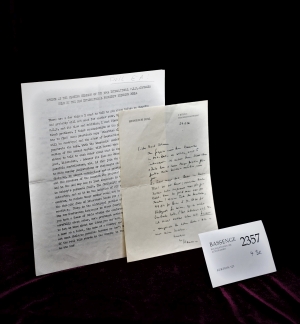 Lot 2357, Auction  121, Böll, Heinrich, Brief 1970