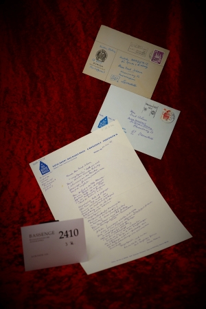 Lot 2410, Auction  121, Mehring, Walter, Brief 1972 an Ernst Johann