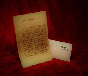 Lot 2411, Auction  121, Meinhold, Wilhelm, Brief 1844