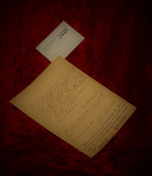 Lot 2448, Auction  121, Du Bois-Reymond, Emil, Albumblatt 1886