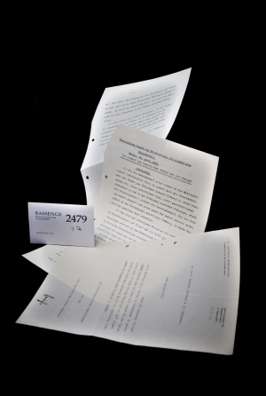 Lot 2479, Auction  121, Bonhoeffer, Dietrich, Brief an Adolf Deißmann