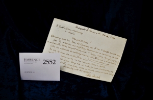 Lot 2552, Auction  121, Bartók, Béla, Brief 1931