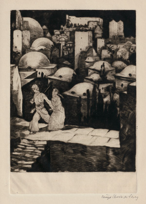 Lot 3180, Auction  121, Gobineau, Joseph Arthur de und Steiner-Prag, Hugo - Illustr., Die Liebenden von Kandahar