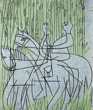 Lot 3196, Auction  121, Grieshaber, HAP, Osterritt