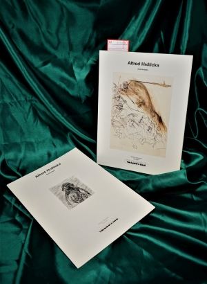 Lot 3240, Auction  121, Hrdlicka, Alfred, Zeichnungen (Ausstellungskatalog mit sign. Orig.-Radierung)