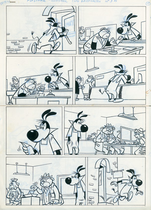 Lot 3272, Auction  121, Kauka, Rolf und Perego, Giuseppe,  Fix und Foxi. "Lupo - als Schallplattensänger". 