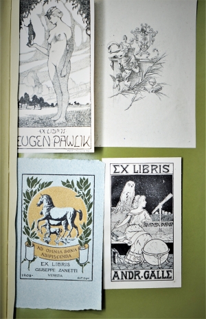 Lot 3531, Auction  121, Exlibris, Sammlung. Album mit 220 verschiedenen Exlibris
