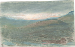 Lot 3576, Auction  121, Taut, Bruno, Wachsmalerei einer Gebirgslandschaft 1904