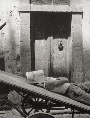 Lot 4254, Auction  121, Monti, Paolo, Man napping, Rome