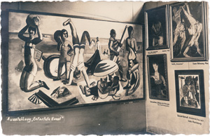 Lot 4265, Auction  121, National Socialist and Anti-Semitic Documents, Proscription postcard showing the exhibition "Entartete Kunst" (Degenerate Art)