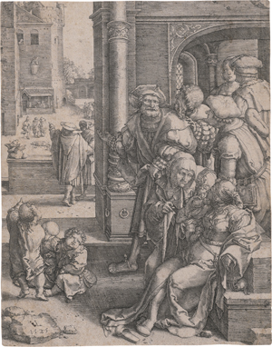 Lot 5125, Auction  121, Leyden, Lucas van, Virgil im Korbe