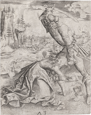 Lot 5131, Auction  121, Meister MZ, Das Martyrium der hl. Barbara