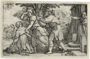 Lot 5146, Auction  121, Pencz, Georg, Abraham verstößt Hagar