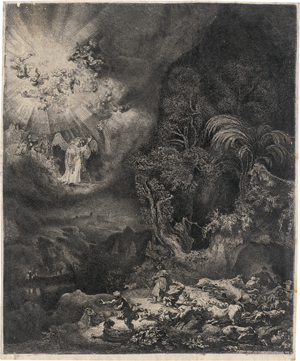 Lot 5158, Auction  121, Rembrandt Harmensz. van Rijn, Die Verkündigung an die Hirten