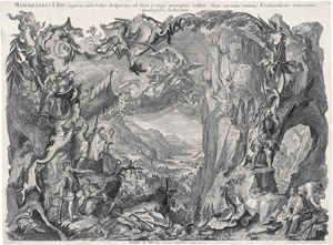 Lot 5259, Auction  121, Klauber, Joseph Sebastian, Kaiser Maximilian wird während der Jagd von einem Engel gerettet