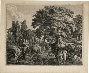 Lot 5261, Auction  121, Kolbe, Carl Wilhelm, Arkadische Landschaft mit Rundtempel