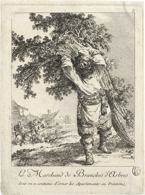 Lot 5267, Auction  121, Le Prince, Jean-Baptiste, IIIe suite de divers cris de marchands de Russie