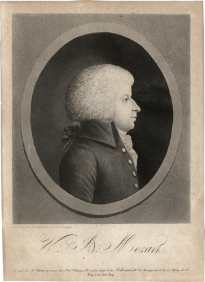Lot 5296, Auction  121, Quénedey, Edme, Bildnis des Wolfgang Amadeus Mozart
