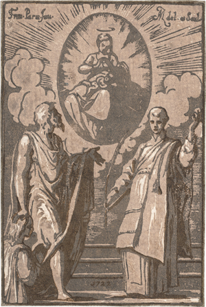 Lot 5309, Auction  121, Zanetti, Antonio Maria, Madonna mit dem Kind, dem hl. Stephan...