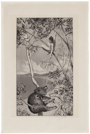 Lot 5401, Auction  121, Klinger, Max, Bär und Elfe