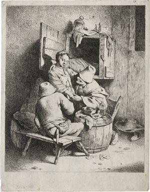 Lot 5436, Auction  121, Bega, Cornelis, Die junge Wirtin