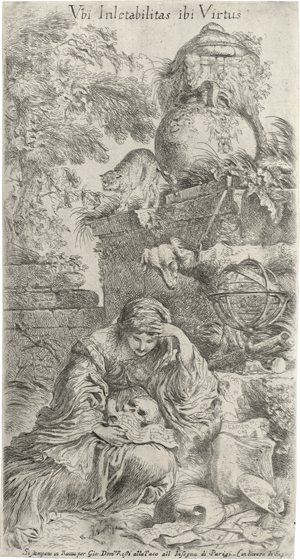 Lot 5459, Auction  121, Castiglione, Giovanni Benedetto, Melancholie
