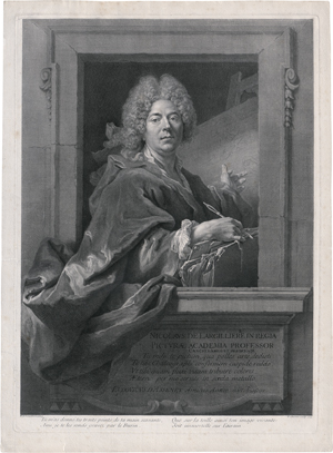 Lot 5462, Auction  121, Chereau d. Ä., Francois, Selbstbildnis des Nicolas de Largillière