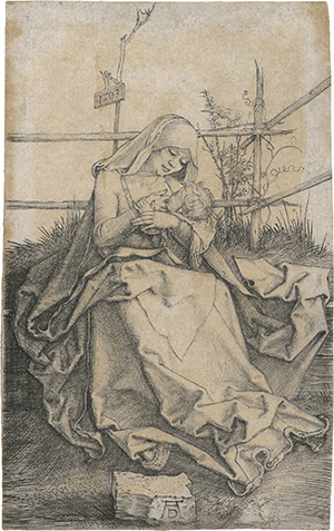 Lot 5476, Auction  121, Dürer, Albrecht, Maria auf der Rasenbank, das Kind säugend