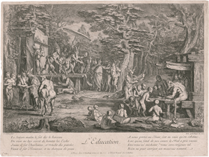 Lot 5493, Auction  121, Gillot, Claude, Die Schule der Satyrn "L'éducation"
