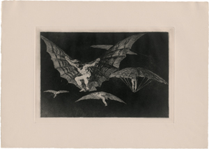 Lot 5500, Auction  121, Goya, Francisco de, Sieben Blatt aus den "Proverbios"