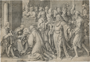 Lot 5542, Auction  121, Leyden, Lucas van, Die Anbetung der Könige