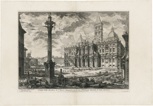 Lot 5580, Auction  121, Piranesi, Giovanni Battista, Veduta della Basilica di Sta Maria Maggiore 
