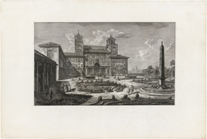 Lot 5588, Auction  121, Piranesi, Francesco, Veduta della Villa Medici