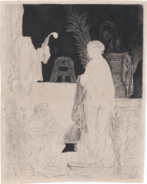 Lot 5607, Auction  121, Rembrandt Harmensz. van Rijn, Der Zeichner und das Modell