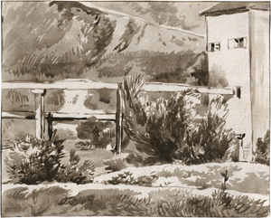 Lot 6730, Auction  121, Kobell, Franz, Altes Brunnenhaus am Gasteig am Hochufer der Isar bei München