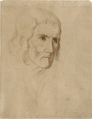 Lot 6765, Auction  121, Führich, Joseph von, Kopf eines greisen Hirten