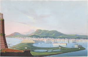 Lot 6774, Auction  121, Italienisch, um 1820. Blick auf den Hafen von Messina, Sizilien