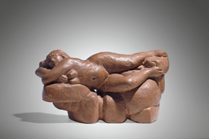 Lot 7286, Auction  121, Grzimek, Waldemar, Frau auf Felsen