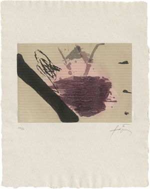 Lot 7411, Auction  121, Tàpies, Antoni, O.T. 