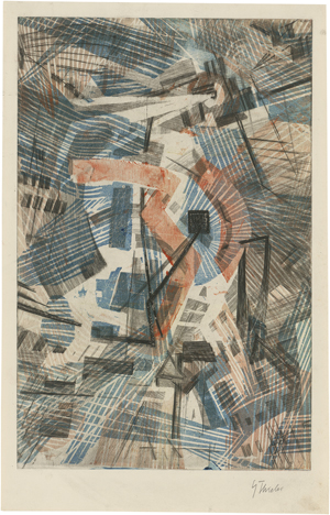 Lot 7417, Auction  121, Thieler, Fred, Geometrische Konstruktion