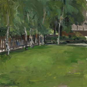 Lot 7446, Auction  121, Warwas, Till, Blick in den Garten