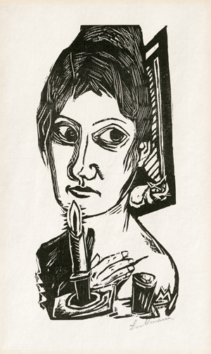 Lot 8058, Auction  121, Beckmann, Max, Frau mit Kerze