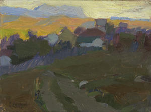 Lot 8103, Auction  121, Büchsel, Elisabeth, Landschaft in der Dämmerung