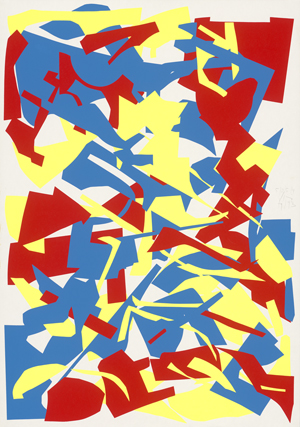 Lot 8234, Auction  121, Knoebel, Imi, Messerschnitte Rot-Gelb-Blau 