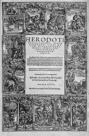 Lot 1367, Auction  122, Herodot, Libri novem, musarum nominibus inscripti interprete Laurentio Valla