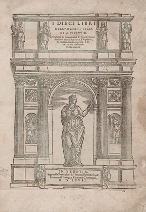Lot 1516, Auction  122, Vitruvius Pollio, Marcus, I dieci libri dell'architectura
