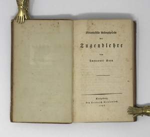 Lot 2170, Auction  122, Kant, Immanuel, Metaphysische Anfangsgründe der Tugendlehre