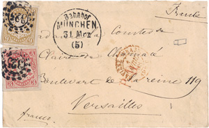 Lot 2505, Auction  122, Wagner, Cosima, Brief an Claire de Charnacé, März 1868
