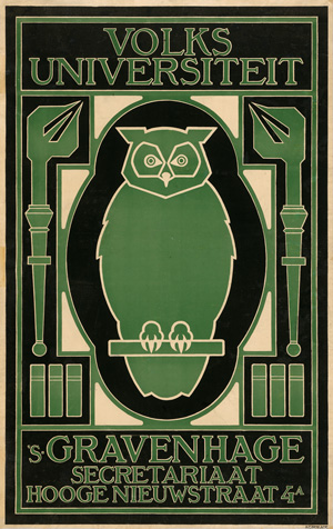 Lot 2710, Auction  122, Berlage, Anna Catharina, Volksuniversiteit 's-Gravenhage. 1920